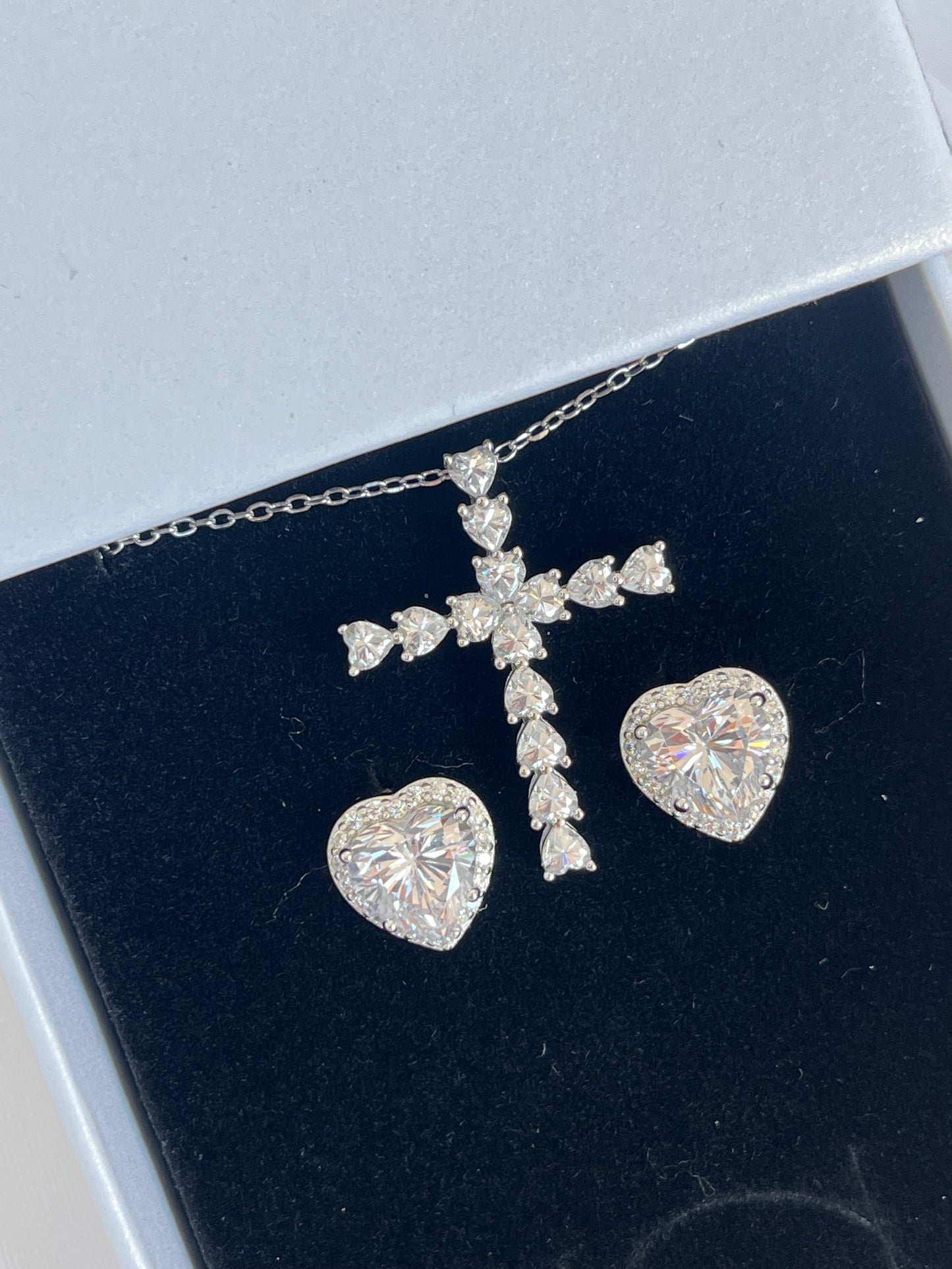 Sterling Silver Heart Set 02