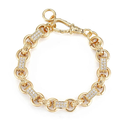 10mm Gypsy Link Belcher Bracelet