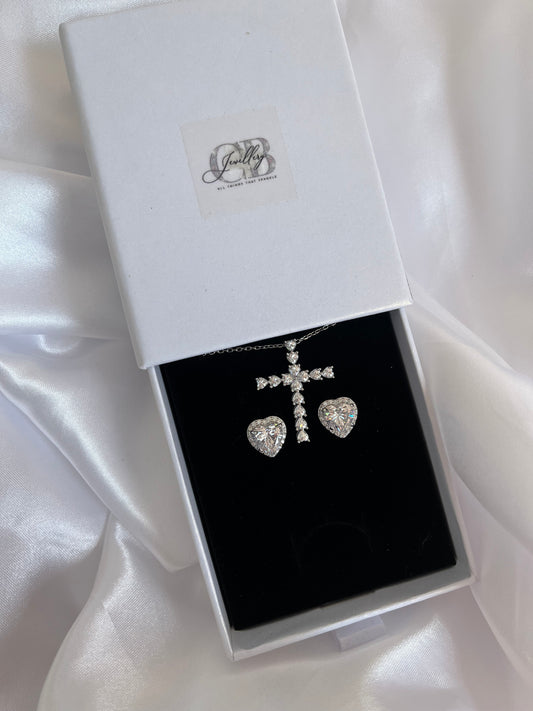 Sterling Silver Heart Set 02